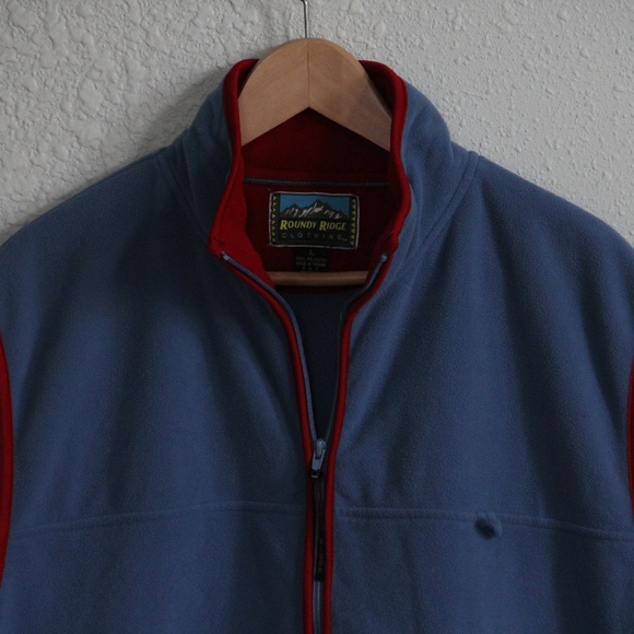 Fleece Zip Up Vest - Men’s L - Drawstring Waist - Picture 2 of 7